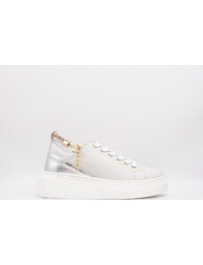 MELINE' BIANCO/ARGENTO Sneakers donna
