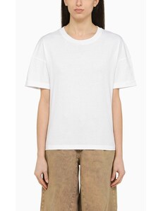 Federica Tosi T-shirt girocollo bianca in cotone