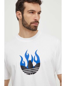 adidas Originals t-shirt in cotone uomo colore bianco IS2944