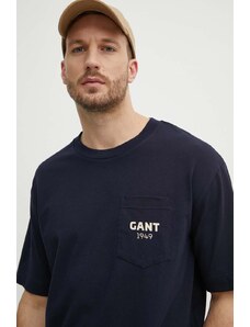 Gant t-shirt uomo colore blu navy
