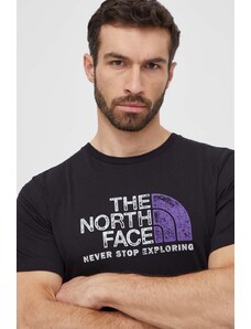 The North Face t-shirt in cotone uomo colore nero NF0A87NWJK31