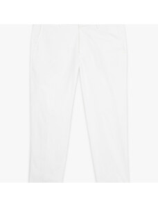 Brooks Brothers Pantalone chino bianco relaxed fit in cotone doppio ritorto - male Pantaloni casual Bianco 30