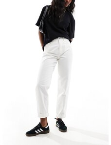 ASOS DESIGN - Mom jeans comodi bianchi-Bianco