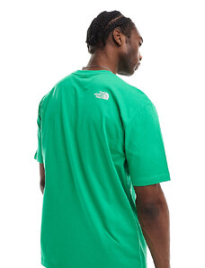 The North Face - T-shirt pesante oversize verde smeraldo - In esclusiva per ASOS