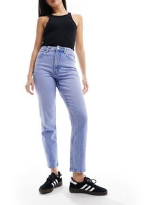 ASOS DESIGN - Mom jeans slim blu medio acceso