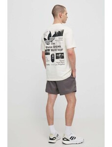 adidas Originals t-shirt in cotone uomo colore beige IS2902