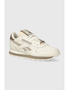 Reebok Classic sneakers in pelle Classic Leather colore beige 100074360