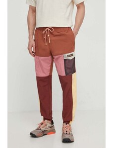Columbia pantaloni Painted Peak uomo colore marrone 2072201