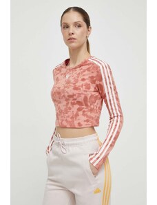adidas Originals camicia a maniche lunghe donna colore rosa IY0779