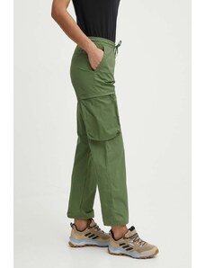 Columbia pantaloni da esterno Boundless Trek Cargo colore verde 2073011