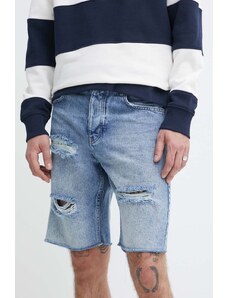 Karl Lagerfeld Jeans pantaloncini di jeans uomo colore blu