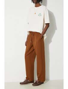 Drôle de Monsieur pantaloni in misto lana Le Pantalon Droit colore marrone D-BP152-PL127-WHY