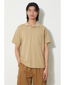 Universal Works polo in cotone Vacation Polo colore beige 30603.SUMMER.OAK