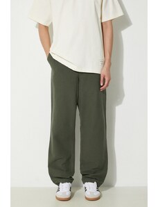 Norse Projects pantaloni in lino misto Ezra Relaxed Cotton Linen colore verde N25.0402.8022