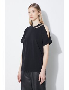 MM6 Maison Margiela t-shirt in cotone donna colore nero S52GC0305