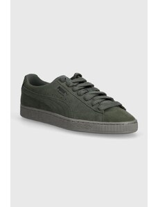 Puma sneakers in camoscio Suede Lux colore verde 395736