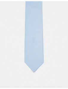 ASOS DESIGN - Cravatta sottile blu pastello