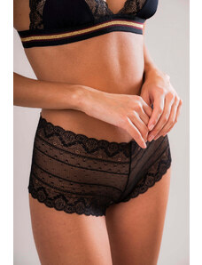 Caramì Lingerie & Activewear Made in Italy Culotte Gilda in pizzo Nero