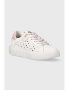 Love Moschino sneakers in pelle colore bianco JA15584G0IIA110B