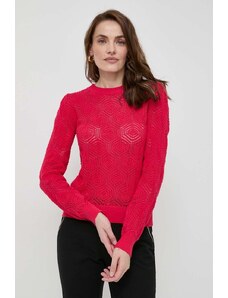 Morgan maglione in cotone colore rosso