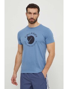 Fjallraven t-shirt Fjällräven Fox uomo colore blu F87052