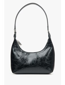 Women's Black Patent Leather Handbag Estro ER00114929