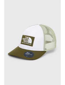 The North Face berretto da baseball colore verde con applicazione NF0A5FX8TIO1
