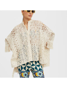 La DoubleJ Shirts & Tops gend - Lacey Foulard Shirt Plaza Cream L 100% Cotton