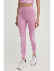 Reebok leggings da allenamento Modern Safari colore rosa 100076203