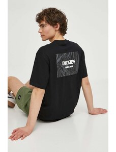 Dickies t-shirt in cotone MAX MEADOWS TEE SS uomo colore nero DK0A4YRL