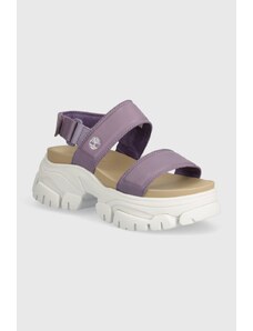Timberland sandali in pelle Adley Way Sandal donna colore violetto TB0A2M79EAJ1