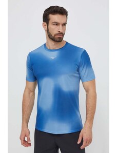 Mizuno maglietta da corsa Core Graphic colore blu J2GAB010