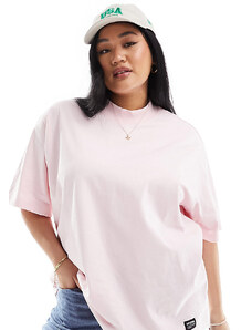 Dr Denim Plus - Rylie - T-shirt oversize rosa tenue