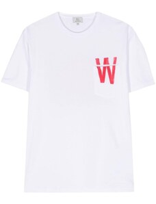 Woolrich T-shirt flag bianca