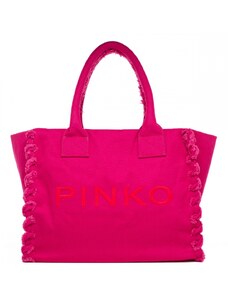 Pinko borsa a mano donna beach shopping pink