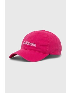 La Mania berretto da baseball in cotone CZAPKA ESSENTIAL CUP colore rosa con applicazione CZAPKAESSENTIALCUP