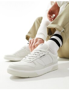Fred Perry - B300 - Sneakers in pelle zigrinata écru-Bianco