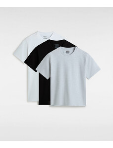 Vans - Confezione multipack di t-shirt basic grigia/bianca/nera-Multicolore