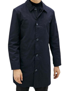 Guess giacca lunga trench blu Raincoat M1YL58 WDMY0