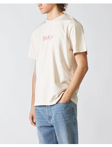 Barrow T-Shirt Jersey Panna con Stampa