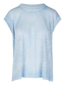 Roberto Collina - T-shirt in maglia - 430669 - Azzurro
