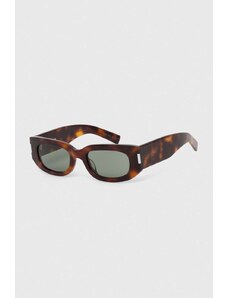 Saint Laurent occhiali da sole colore marrone SL 697