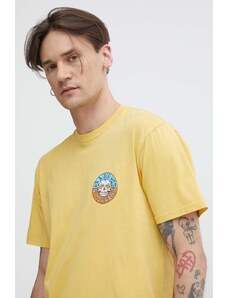 Billabong t-shirt in cotone uomo colore giallo ABYZT02233
