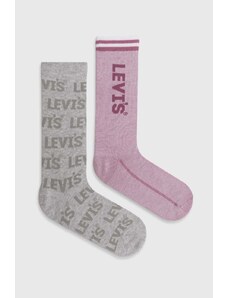 Levi's calzini pacco da 2 colore rosa