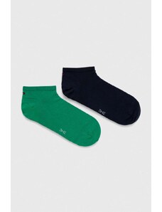Tommy Hilfiger calzini pacco da 2 uomo colore verde