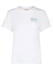 Mc2 Saint Barth T-Shirt Emilie con Ricamo "Stai Calma"