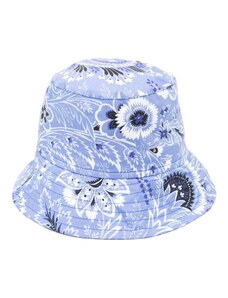 ETRO KIDS Cappello bucket azzurro stampa paisley