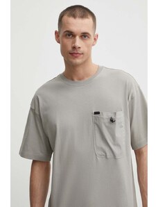 Columbia t-shirt in cotone Landroamer uomo colore grigio 2076021