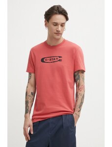 G-Star Raw t-shirt in cotone uomo colore rosa