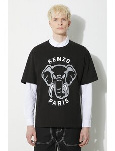 Kenzo t-shirt in cotone Oversized T-Shirt uomo colore nero FD65TS0064SG.99J
